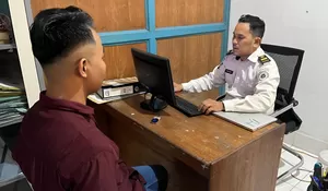 ‎Registrasi Klien dari Lapas Muara Teweh, PK Bapas Muara Teweh Tunjukkan Pelayanan Profesional