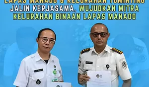 Lapas Manado dan Kelurahan Tuminting Jalin Kerjasama, Wujudkan Kelurahan Binaan
