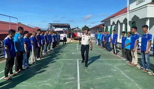 Bangun Vibe Positif, Cara Unik Kalapas Muara Teweh Awali Hari Bersama Warga Binaan