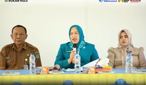 PKK Rokan Hulu Perkuat Peran Strategis Menuju Indonesia Emas 2045 Pada Peringatan HKG ke-54 Di Kecamatan Tambusai