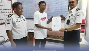Bebas dari Lapas Tahuna, Satu Warga Binaan Bawa Pulang Ijazah