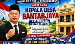 Era Baru Desa Bantarjaya: Jabatan 8 Tahun dan Komitmen Transparansi di Tangan Tokoh Muda