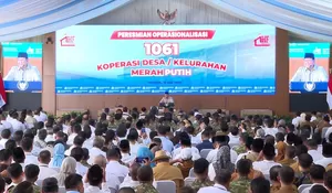 Dobrak Rekor Global! Presiden Prabowo Resmikan 1.061 Koperasi Desa 'Merah Putih' Serentak dari Nganjuk
