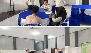 Pastikan Layanan Litmas dan Wajib Lapor Berjalan Optimal, Kabapas Muara Teweh Cek Pos Bapas di Rutan Tamiang Layang