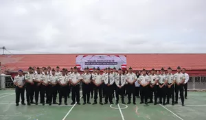 Kobarkan Semangat Kebangkitan, Lapas Muara Teweh Gelar Upacara Peringatan Harkitnas Ke-118