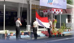 Peringati Harkitnas, Lapas Tahuna Gelar Upacara Bendera