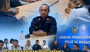 Lapas Kelas IIA Manado Mengikuti Pengarahan dan Penguatan Dirjenpas Secara Virtual