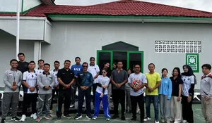 Petugas dan Warga Binaan Lapas Muara Teweh Antusias Ikuti Senam Jumat Pagi