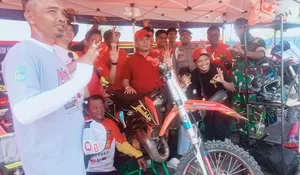 Kejuaraan Motocross Dan Grasstrack BMN Rokan Hulu Jadi Penggerak Ekonomi Masyarakat, Hingga Lahirkan Bibit Pebalap, Resmi Ditutup Wabup