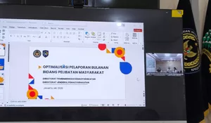 Perkuat Pelibatan Masyarakat, Bapas Muara Teweh Ikuti Optimalisasi Pelaporan Nasional