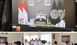 ‎Terima Arahan Menteri Imipas, Bapas Muara Teweh Ikuti Zoom Meeting  Rapat Analisis dan Evaluasi Bidang Pemasyarakatan