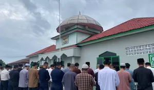 Khidmat dan Kondusif, Lapas Muara Teweh Gelar Shalat Idul Adha 1447 H di Masjid Nurul Huda