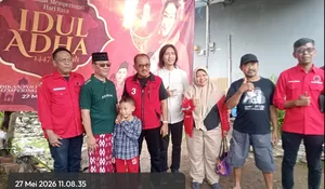 Salurkan Hewan Kurban DPD Jatim ke Santri, PDIP Surabaya: Hadir bersama Rakyat