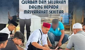 Rutan Rantau Laksanakan Penyembelihan Hewan Qurban dan Salurkan Daging kepada Masyarakat Sekitar