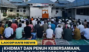 Khidmat Penuh Kebersamaan, Lapas Kotanopan Gelar Shalat Idul Adha 1447 H Bersama Warga Binaan