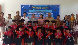 Wisuda Perdana TK Swasta Maju Bersama, Langkah Awal Mewujudkan Generasi Cerdas di Desa Hayo
