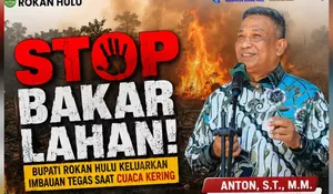 Cuaca Ekstrem, Bupati Rokan Hulu Imbau Warga Jangan Bakar Lahan dan Hutan Serta Laporkan Cepat ke Petugas Kalau Ada Titik Api