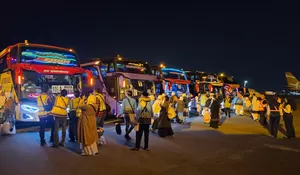 KLOTER 1 JAMAAH HAJI 2026 TIBA DI BANDARA JUANDA