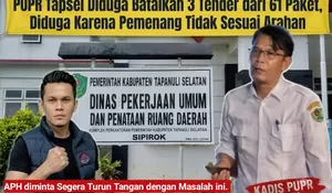 Aktivis RS Desak APH Segera Bertindak, Dugaan Rekayasa Tender di Tapanuli Selatan Dinilai Mengarah pada Korupsi Terstruktur
