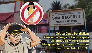 Mantan Kepsek SMAN 1 Angkola Selatan Diduga Jadi Predator Seksual, Dinas Pendidikan Ikut Disorot!