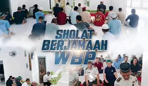 WBP dan Pegawai Lapas Manado Laksanakan Sholat Berjamaah untuk Tingkatkan Keimanan dan Kebersamaan
