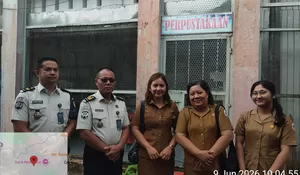 Perkuat Budaya Literasi, Lapas Gunungsitoli dan Dinas Perpustakaan Kota Gunungsitoli Tingkatkan Sinergitas Pelayanan Perpustakaan