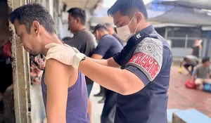 Antisipasi Gangguan Kamtib, Jajaran Petugas Lapas Kotapinang Lakukan Penggeledahan Kamar Hunian Warga Binaan