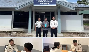 Wujudkan Layanan Dekat dengan Masyarakat, Petugas Bapas Muara Teweh Konsisten Laksanakan Layanan di Pos Bapas
