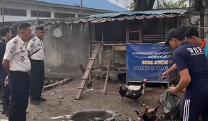 Dukung Program Ketahanan Pangan, Lapas Gunungtua Budidayakan Ikan Gurami dan Peternakan Ayam