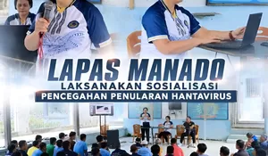 Lapas Manado Laksanakan Sosialisasi Pencegahan Penularan Hantavirus Bagi Pegawai dan Warga Binaan