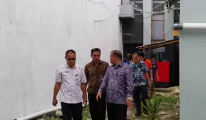Perkuat Keamanan, Kalapas Gunungsitoli Bersama Jajaran Laksanakan Kontrol Keliling Area Brandgang