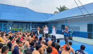 Guna Mendekatkan WBP dengan Petugas Lapas Gunungtua Gelar Diskusi Coffee Morning