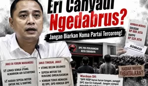 Eri Cahyadi 'Ngedabrus'? Jangan Biarkan Nama Partai Tercoreng!
