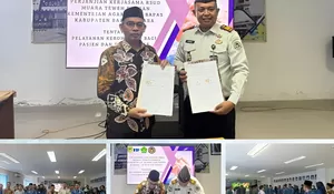 ‎Semangat Implementasikan KUHP Baru, Bapas Muara Teweh Teken PKS dengan Kantor Kemenag Barito Utara