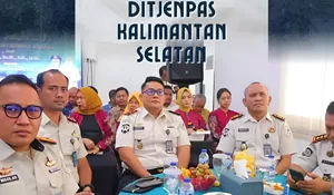 Karutan Rantau Hadiri Pisah Sambut Kakanwil Ditjenpas Kalimantan Selatan