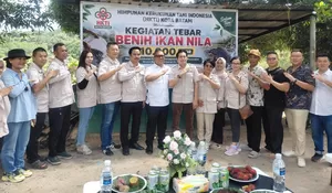 Gebrakan Sektor Perikanan: 10 Ribu Benih Nila Mengguncang Sektor Pangan Batam!