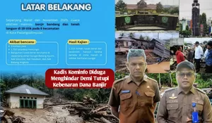 Misteri Dana Banjir Padangsidimpuan, Pembangkangan Kadis Kominfo atau Skenario Bungkam?