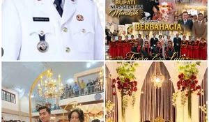 Kepala Daerah Se Kepulauan Nias Menghadiri Pesta adat Pernikahan Putra Bupati Nias Selatan, "Sokhi'atulo Laia 
