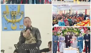 Ketua DPD HIMNI Riau Dalizatulo Lase,SH.MH Hadir Menyampaikan Ucapan Selamat kepada Anak Bupati Nias Selatan.
