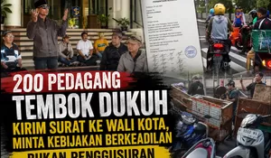 200 Pedagang Tembok Dukuh Kirim Surat ke Wali Kota, Minta Kebijakan Berkeadilan Bukan Penggusuran