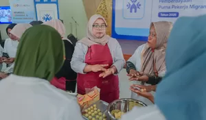 BRI Peduli Perkuat Kemandirian Ekonomi Purna PMI di Cirebon Lewat Pelatihan Kewirausahaan