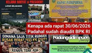 Skandal Dana Bencana Padangsidimpuan: Opini WTP BPK Diduga Jadi 'Tameng' Perampokan Hak Korban Banjir!