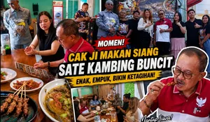 Cak Ji Kepincut Sate Cempe Buncit: Empuk dan Pedas, Cocok di Lidah Warga Surabaya