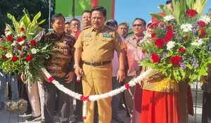 Maestro Gotong Royong! Gerbang Megah Baru SMPN 2 Nganjuk Resmi Berdiri, Bukti Cinta Wali Murid untuk Masa Depan Anak