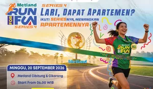 Berburu Apartemen Lewat Jalur Lari: Metland Run For Fun Series 2026 Tantang Ribuan Pelari Taklukkan 6 Kota!