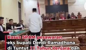 Drama SPAM Pesawaran: Dendi Dituntut 11 Tahun, Kapan Sekwan Toto Sumedi Terseret ke Kursi Panas?