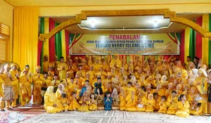 Tengku Herry Islami Ditabalkan sebagai Pucuk Puak Bangsawan Rumah Pangka Balai Luhak Rambah.