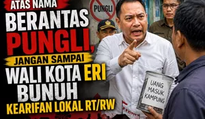 Atas Nama Berantas Pungli, Jangan Sampai Wali Kota Eri Bunuh Kearifan Lokal RT/RW