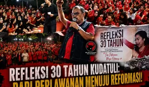 Refleksi Kudatuli 30 Tahun, Orasi Gen Z Tegaskan Demokrasi Dibayar dengan Darah Pejuang