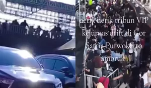 Detik-Detik Mencekam: Tribun VIP Drift Speed Fest Purwokerto Ambruk